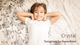  Presentation with flare - Cool new theme with little-boy-on-bed backdrop and a lemonade colored foreground