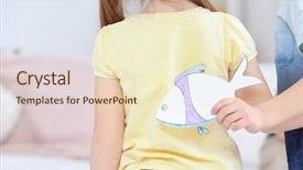  Presentation with food festival valentine day - Amazing presentation having little boy sticking paper fish backdrop and a cream colored foreground