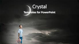  Presentation with hand cute dolls and toy - Slide set featuring little boy with toy bear background and a dark gray colored foreground