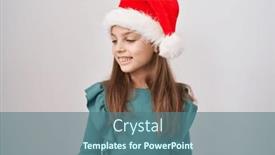  Presentation with girl christmas - 