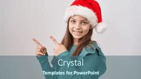  Presentation with girl christmas - 