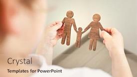  Presentation with mom - Theme having little-child-looking background and a lemonade colored foreground