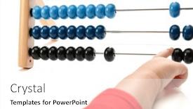  Presentation with filipino child playing - Presentation having little-child-playing-with-abacus background and a white colored foreground