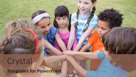  Presentation with children hands - 