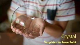  Presentation with soap - Colorful theme enhanced with little-creative-kid-having-fun backdrop and a tawny brown colored foreground