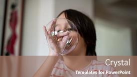  Presentation with soap - Slides enhanced with little-creative-kid-having-fun background and a coral colored foreground