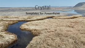  Presentation with iceland - Presentation consisting of little-creek-in-the-countryside background and a light blue colored foreground