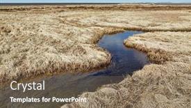  Presentation with iceland - PPT layouts enhanced with little-creek-in-the-countryside background and a violet colored foreground