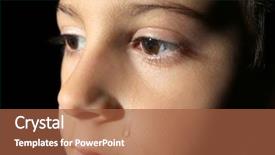  Presentation with happily married black couples - PPT theme consisting of little crying boy on black background and a red colored foreground