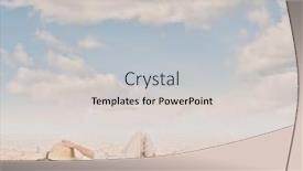  Presentation with explorer - Cool new slide deck with little explorer on a desert backdrop and a light gray colored foreground