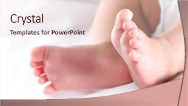  Presentation with feet - Slide deck consisting of little feet focus background and a lemonade colored foreground