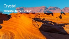  Presentation with finland - Slides enhanced with little finland near mesquite nevada usa background and a teal colored foreground