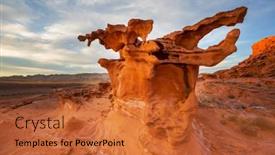  Presentation with nevada - Presentation theme enhanced with little-finland-near-mesquite-nevada background and a red colored foreground