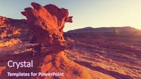  Presentation with finland - PPT theme featuring little finland near mesquite nevada usa background and a tawny brown colored foreground