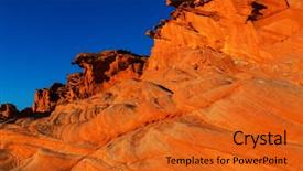  Presentation with finland - Cool new presentation with little finland near mesquite nevada usa backdrop and a gold colored foreground