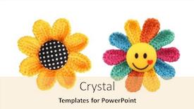  Presentation with fashion accessories - Slides featuring little-girl-accessories-lifestyle-hairpin background and a yellow colored foreground