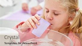  Presentation with mouth - Theme enhanced with little-girl-as-a-patient background and a lemonade colored foreground