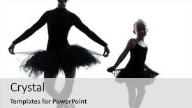  Presentation with concert symphony woman dancing in grass - Theme with using vr glasses virtual reality background and a coral colored foreground