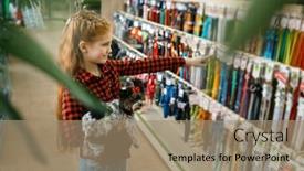  Presentation with leash - Audience pleasing PPT layouts consisting of little-girl-choosing-leash backdrop and a coral colored foreground