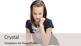  Presentation with task - Beautiful PPT theme featuring concentrates on the home task backdrop and a lemonade colored foreground