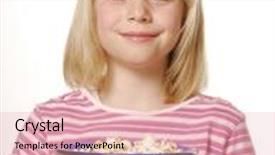  Presentation with kid bone - Slides with little-girl-eating-popcorn background and a lemonade colored foreground