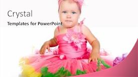  Presentation with fairy - Cool new slides with little-girl-in-fairy-costulittle backdrop and a sky blue colored foreground