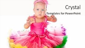  Presentation with fairy - Slide deck consisting of little girl in fairy costulittle girl in fairy costume on white backgroundme background and a sky blue colored foreground