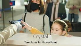  Presentation with registration - Cool new theme with little-girl-in-mask-together backdrop and a mint green colored foreground