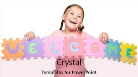  Presentation with slogan - Audience pleasing slide deck consisting of bondi beach open swimming pool on a bright day backdrop and a seafoam green colored foreground