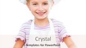  Presentation with pin tail on donkey - Slides consisting of little-girl-makes-dough background and a lemonade colored foreground