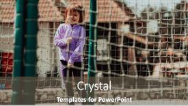  Presentation with swing - Slides having little-girl-playing background and a tawny brown colored foreground