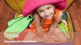 Presentation with ready - Theme enhanced with young cook preparing food wearing a red apron background and a sky blue colored foreground