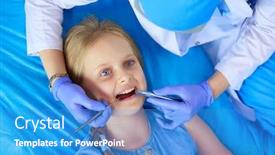  Presentation with horses and girl - Slides with little-girl-sitting background and a teal colored foreground