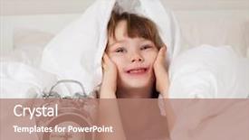  Presentation with wake up and be awesome - Slides consisting of wake up in the morning background and a coral colored foreground