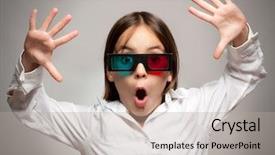  Presentation with interstellar movie blackhole - Beautiful PPT layouts featuring little girl watching backdrop and a mint green colored foreground