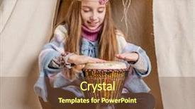  Presentation with drum - PPT theme enhanced with drum near wigwam playing indian background and a tawny brown colored foreground