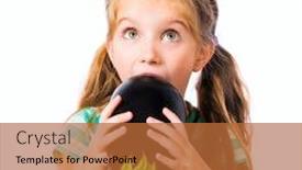  Presentation with eggplant - PPT layouts enhanced with little-girl-with-eggplant-isolated background and a red colored foreground