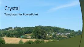  Presentation with chocolate hills bohol - PPT layouts consisting of little hamlet in the hills background and a  colored foreground