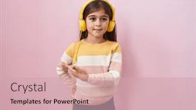  Presentation with music headphones - 