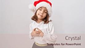  Presentation with girl christmas - 