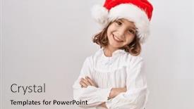  Presentation with girl christmas - 