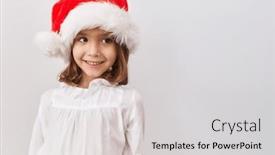  Presentation with christmas girl - 