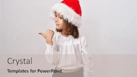  Presentation with girl christmas - 