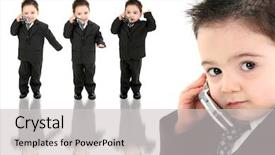  Presentation with important - Colorful PPT layouts enhanced with little man discussing important business backdrop and a  colored foreground