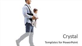  Presentation with lens flare on white - Cool new PPT layouts with little men - full length shot backdrop and a white colored foreground