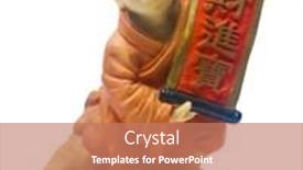  Presentation with new path - Slides consisting of little-monk-with-chinese-new background and a coral colored foreground