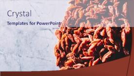  Presentation with superfoods - Cool new presentation with fruit vege - little red dried goji berries backdrop and a sky blue colored foreground