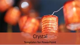  Presentation with lantern chinese - Amazing slides having little red lantern for chinese backdrop and a red colored foreground