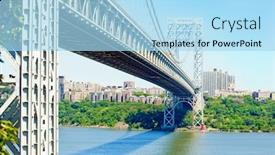  Presentation with george washington - Cool new presentation with little-red-lighthouse backdrop and a light blue colored foreground