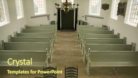  Presentation with romantic - Amazing presentation having little romantic church for marriages backdrop and a  colored foreground